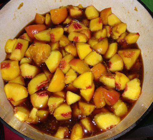 peach rum preserves